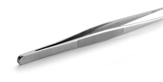 Pinza servir inox precision recta 21cm