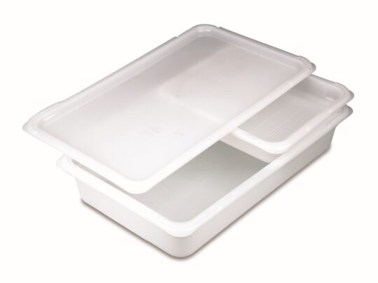 Harinero plastico c/tapa 53x32