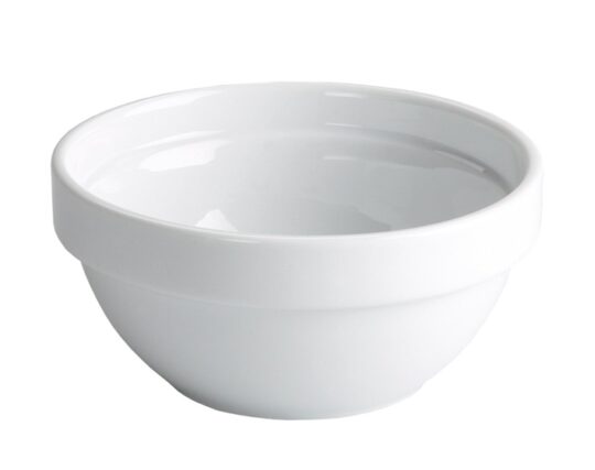 Bol porcelana apilable 13x6 37cl