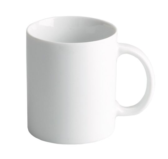 Taza porcelana mug blanca 32cl