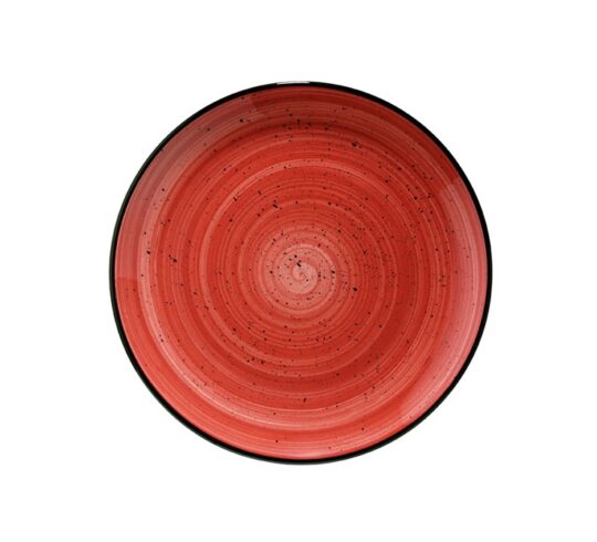 Plato llano Gourmet Passion rojo 27cm
