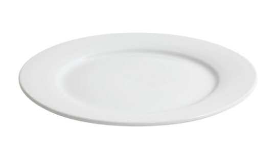 Plato llano Boj blanco 26cm