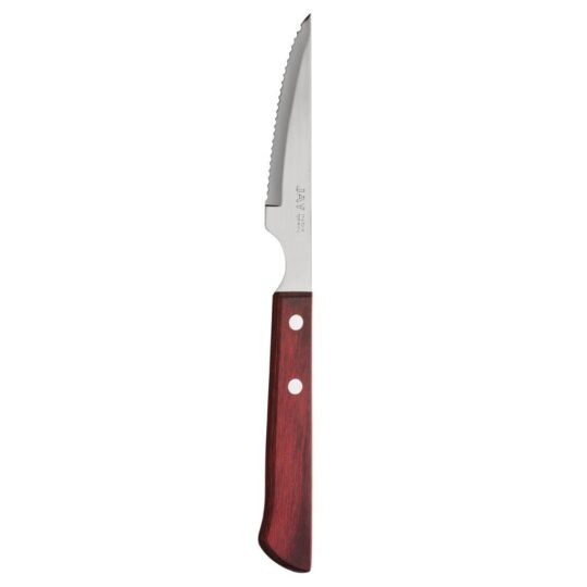 Cuchillo trinchero m/madera corte fino 6 ud.