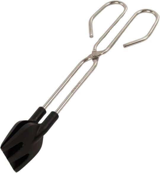 Pinza carne inox c/nylon 36cm