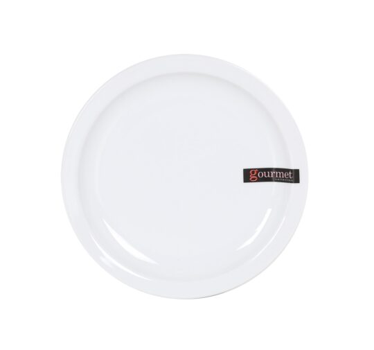 Plato postre porcelana ala estrecha 20 cm.
