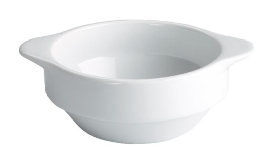 Bol porcelana consome c/asas blanco 30cl