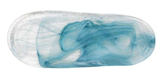 Fuente cristal Santorini 53x21x2.5 cm.