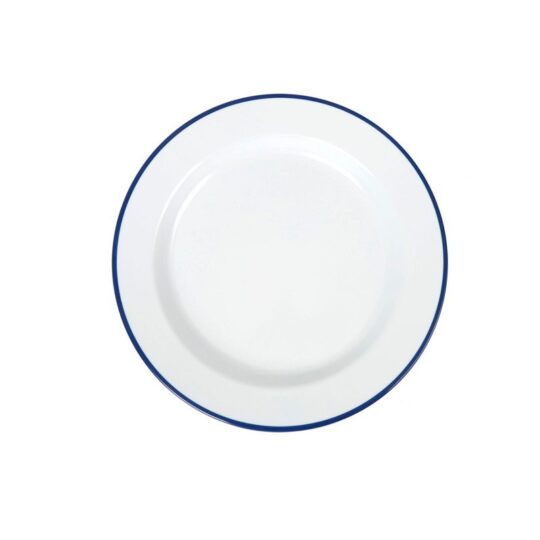 Plato melamina f/azul 20 cm.