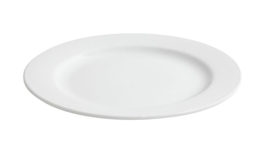 Plato llano Boj blanco 23cm