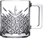 Taza cristal tallado 19,5 cl. 2 ud.
