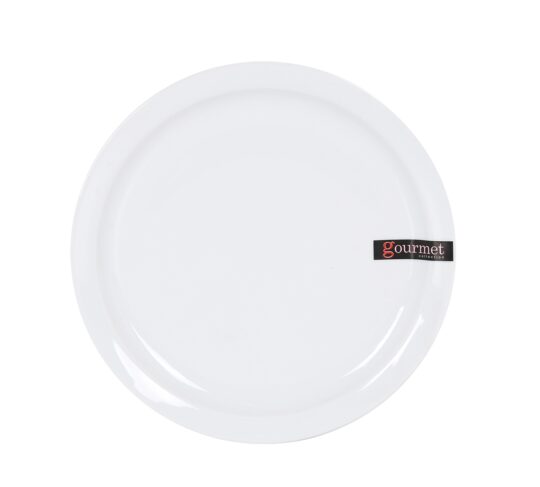 Plato llano porcelana ala estrecha 24 cm.