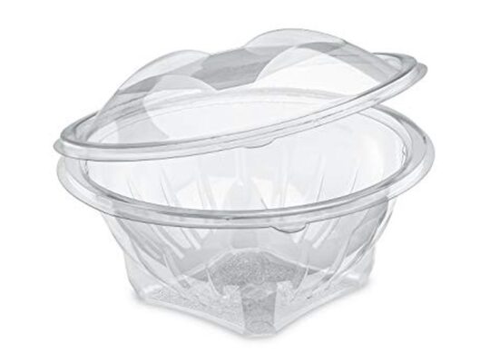 Envase plastico  con tapa redondo 1000ml 100uds