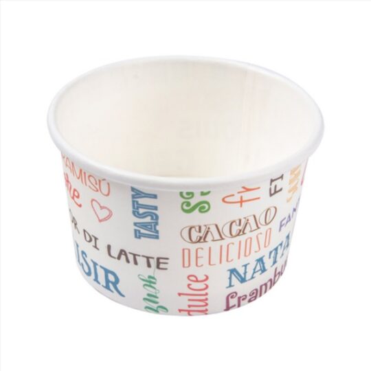 Tarrina helado carton 90 50uds
