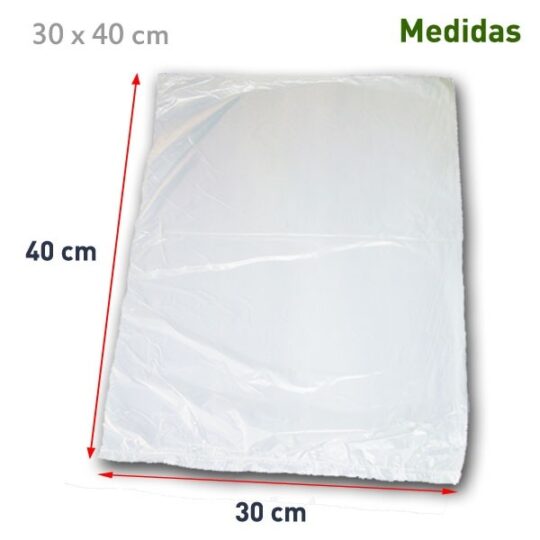 Bolsa plastico block 30x40 cm 1000 ud.