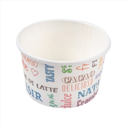 Tarrina helado carton 120 50uds
