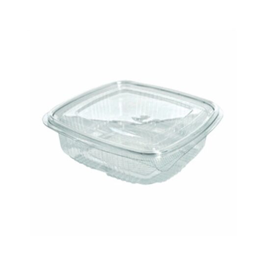 Envase plastico bandeja con tapa PET 125  50uds