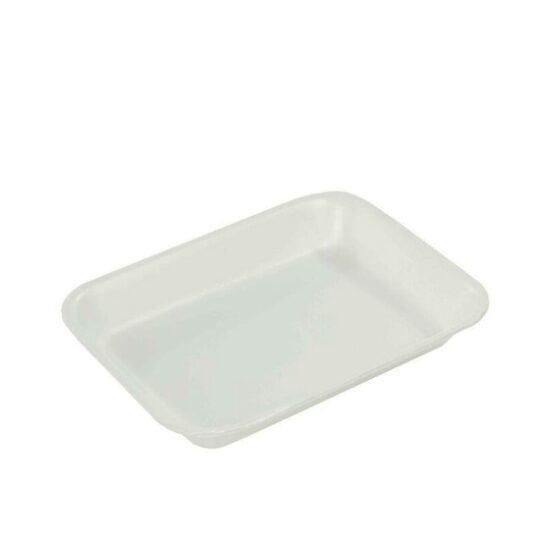Bandeja foam blanca nº90 25x17x2 125 ud.