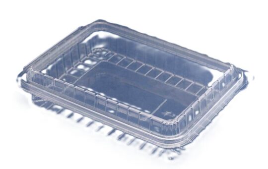 Envase plastico pet con tapa plana/loncheado 750 40uds
