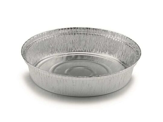 Envase aluminio redondo bajo 20cm 125uds