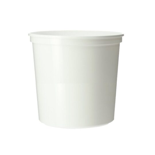 Envase plastico tarrina blanca redonda 1000 25uds