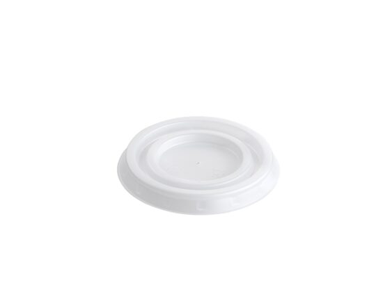 Tapa vaso plastico blanco 150-220 100uds