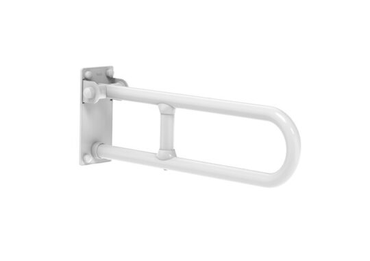 Barra discapacitado abatible blanca 80cm