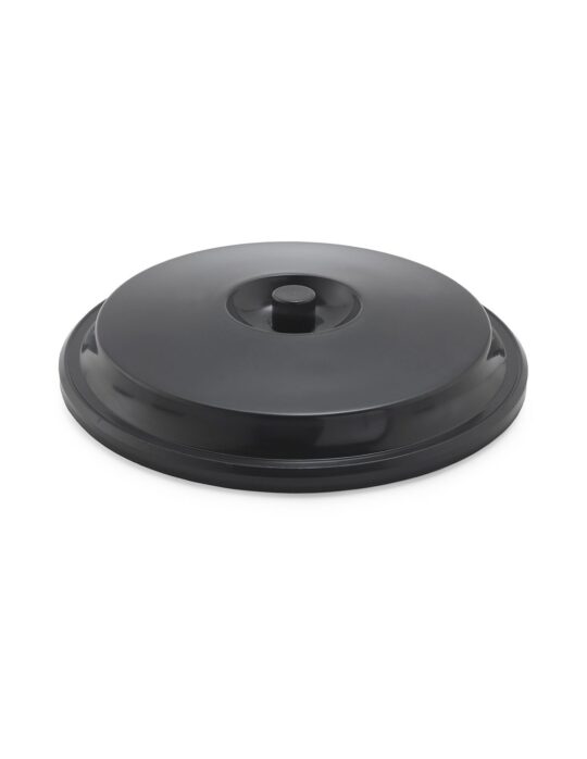Tapa cubo basura plastico negro 100L