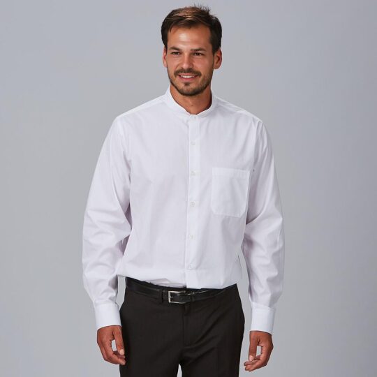 Camisa caballero cuello mao blanca m/l T/XL