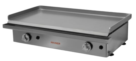 Plancha gas acero laminado 80x40 cm