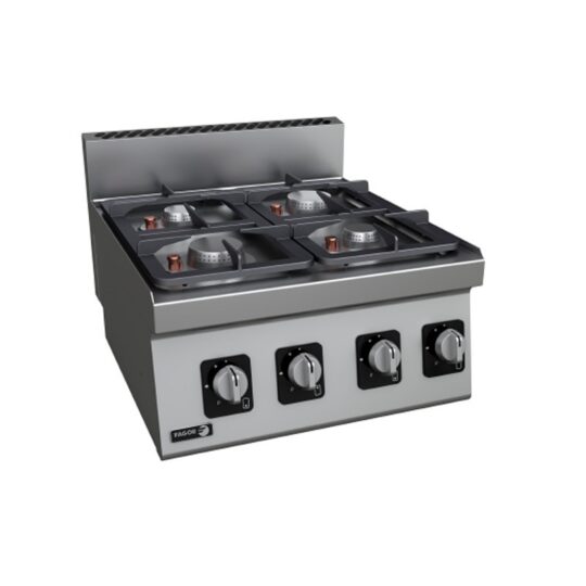 Cocina gas 4 fuegos, gama 600, CICG606T4 Fagor