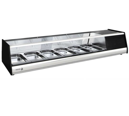 Vitrina refrigeracion tapas sobremesa 6 bandejas Fagor