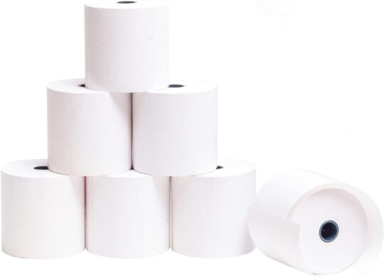 Rollo papel TPV termico 80x80 8 ud.