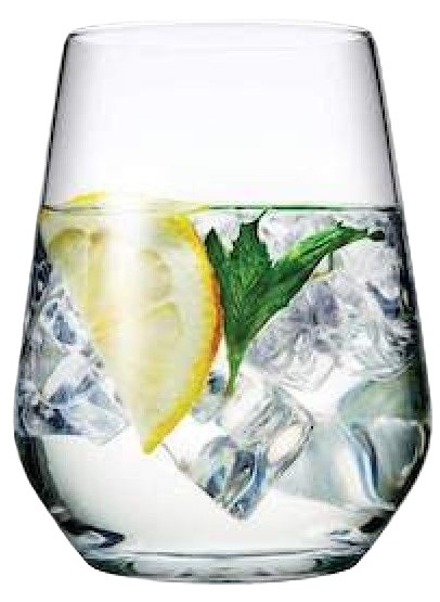 Vaso combinado Allegra 42cl 6uds