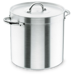 Olla aluminio con tapa 50cm 100L