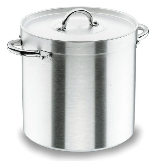 Olla aluminio con tapa 40cm 50L