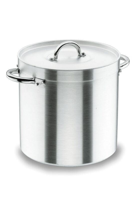 Olla aluminio con tapa 40cm 50L