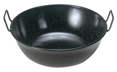 Sarten esmaltada honda con asas 45cm