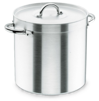 Olla aluminio con tapa 28cm 17L
