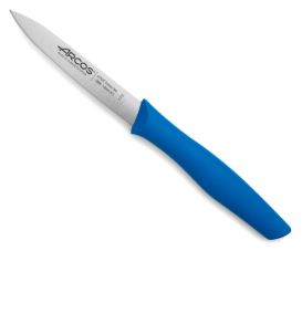 Cuchillo puntilla mango azul