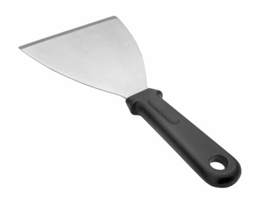 Espatula plancha recta mango plastico 10cm