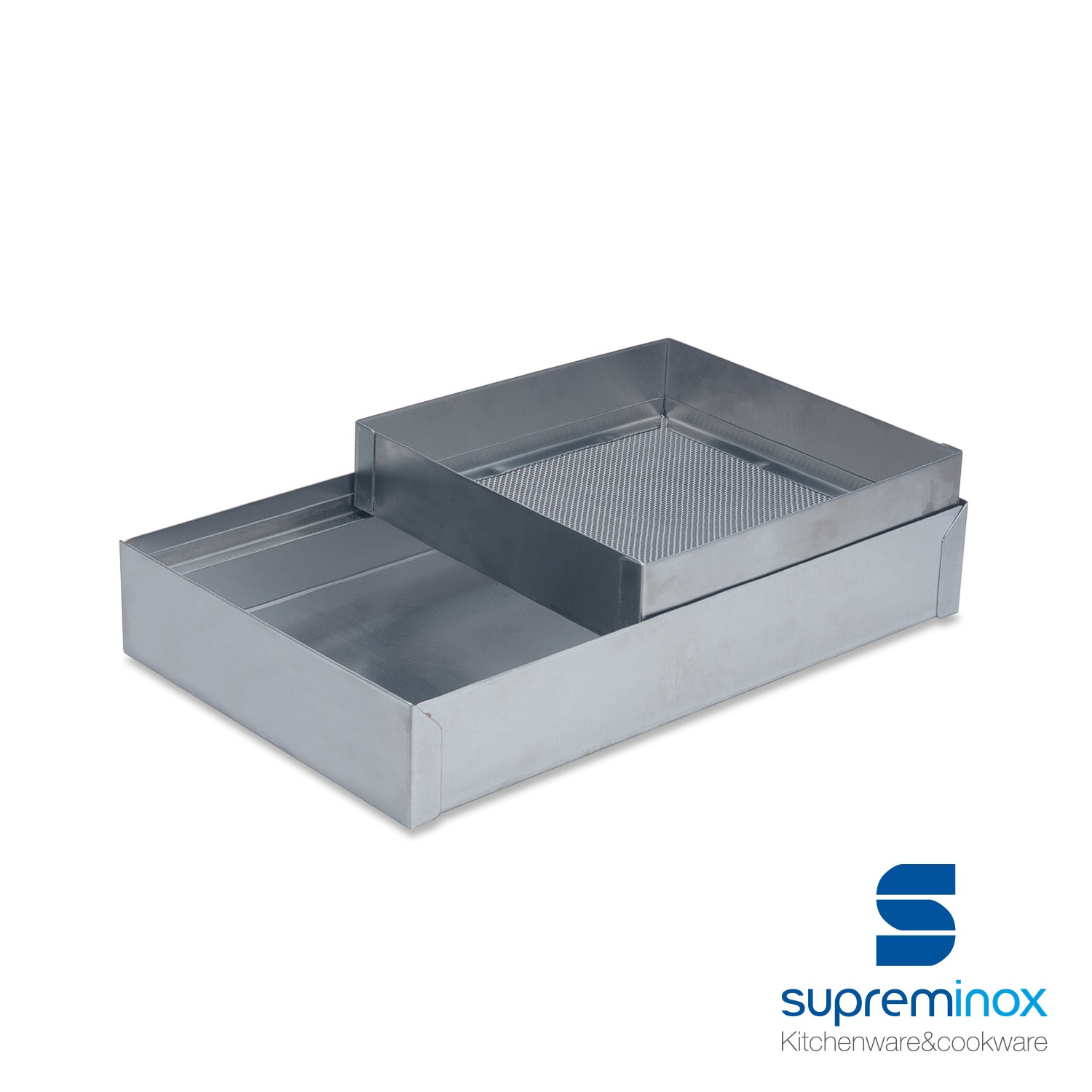 Harinero inox bajo 50x28cm