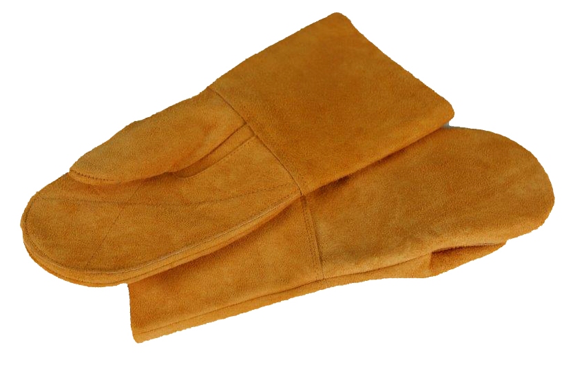 Guante horno cuero 36cm 2 guantes