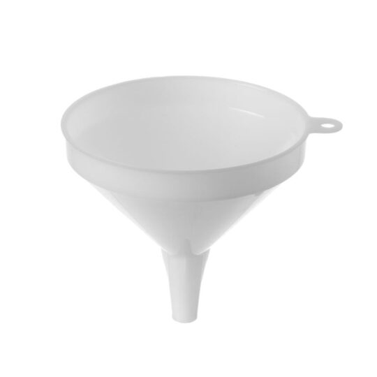 Embudo plastico blanco 11cm