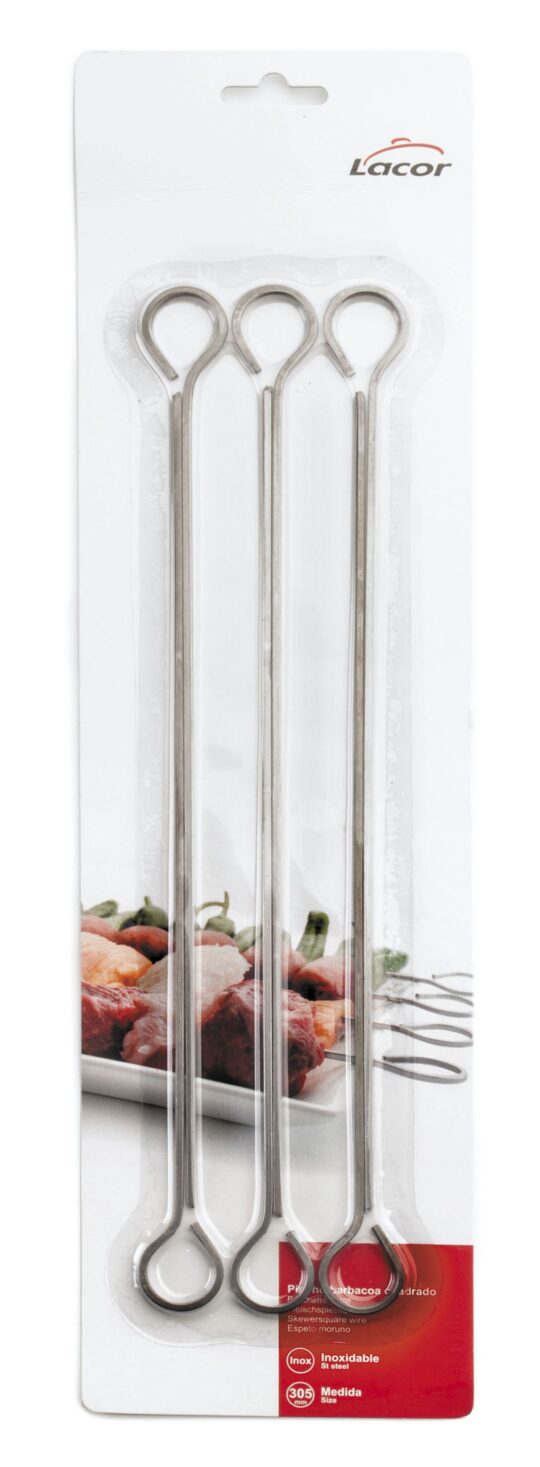 Brocheta inox 30cm 6uds