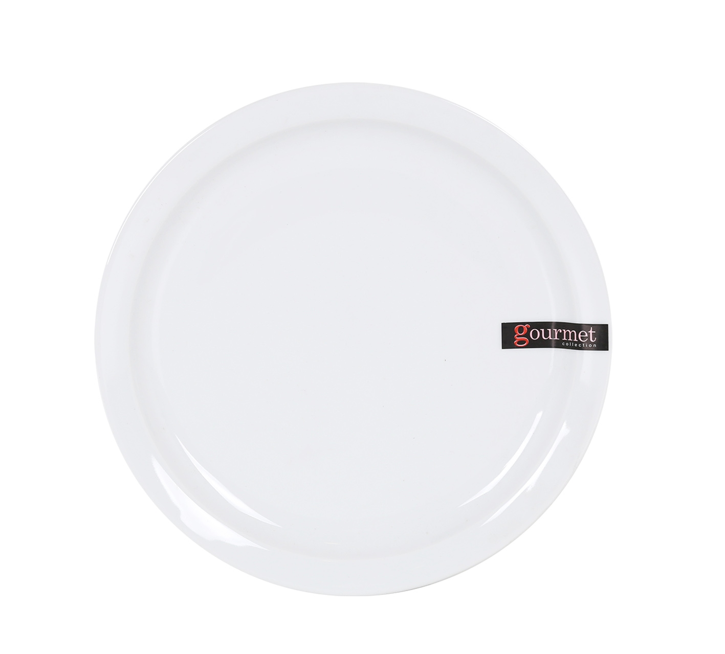 Plato llano porcelana ala estrecha 24 cm.