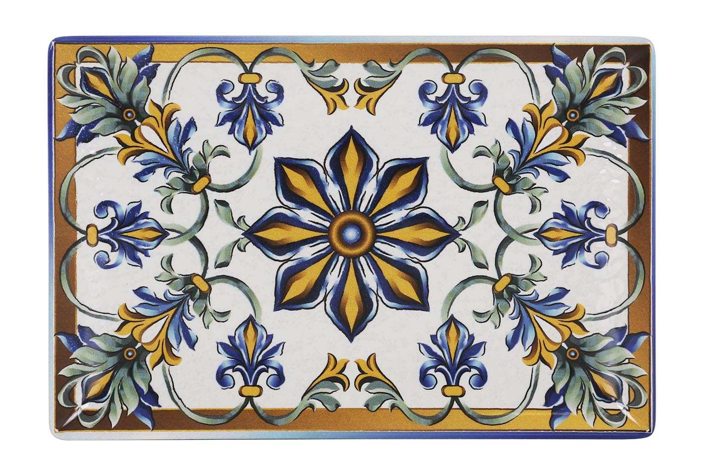 Fuente rectangular Ming II Bizancio 30x20 cm