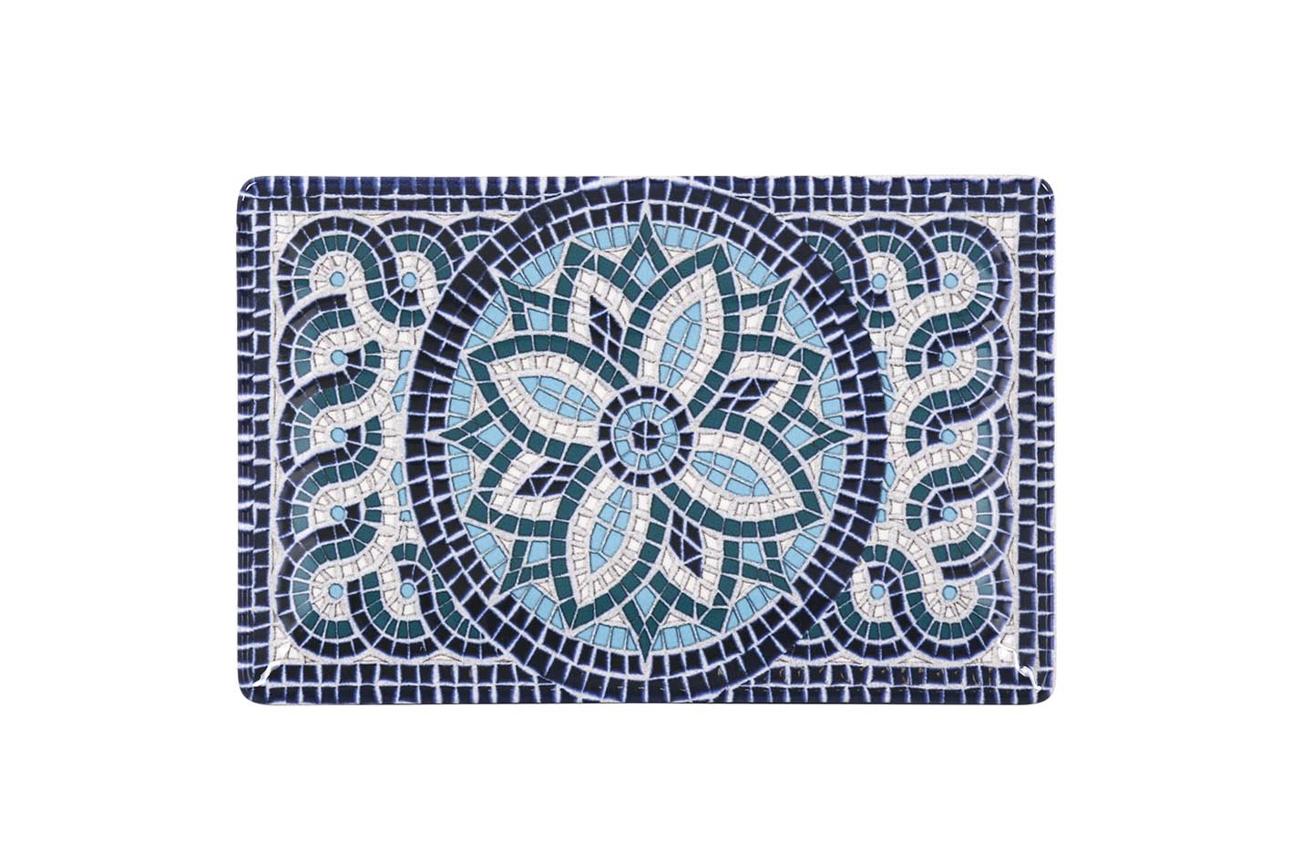 Fuente rectangular Ming II Mayolica 20x13 cm