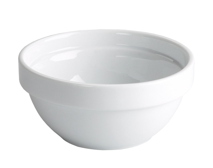 Bol porcelana apilable 13x6cm 37cl