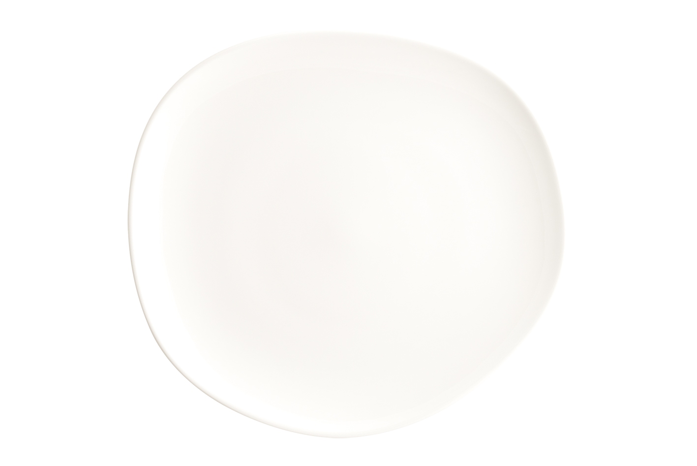 Plato llano Bonna Tango blanco 29x27 cm