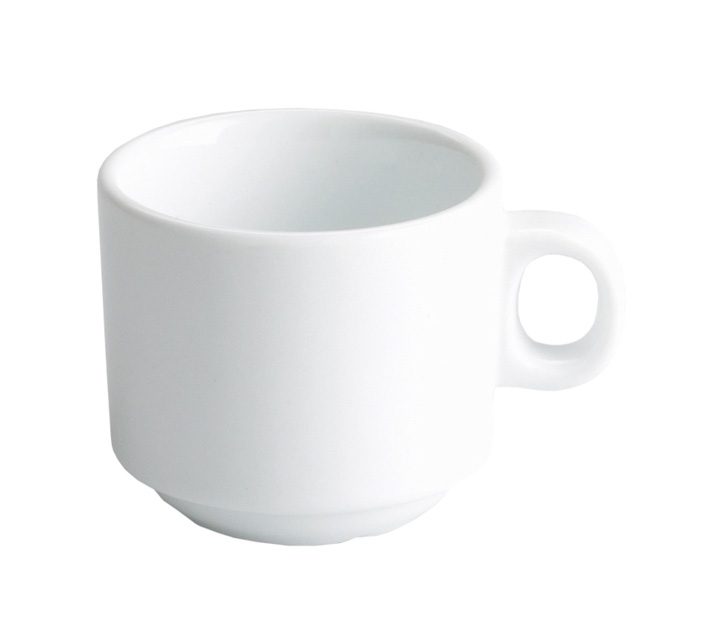 Taza cafe Iris blanca 12cl